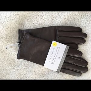 Brown Leather Gloves